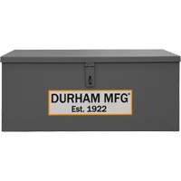 Coffre &agrave; outils de chantier pour soudeur, 30-11/16" x 17-3/8" x 12-3/16", Acier, Gris - Durham Manufacturing JSCWB-163012-94T-D719