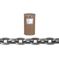 Chaîne came en alliage, Syst&egrave;me 8, Acier alli&eacute;, 1-1/4" x 60' (18,3 m) l, Calibre 80, Charge d'utilisation 72300 lb (36,15 tonnes) - Campbell T0402012