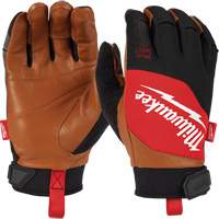 Performance Gloves, Grain Goatskin Palm, Size Small - Milwaukee 48-73-0020