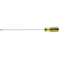 100 PLUS&reg; Extra-Light Cabinet Tip Screwdriver, 1/8" Tip, Round, 6-5/8" L, Plastic Handle - Proto 66-118-A
