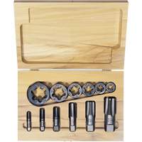 Hexagon Re-threading Tap & Die Set, 12 Pieces - Irwin 1920