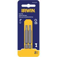 Embouts pour outils &eacute;lectriques, Torx, Embout T-20, Prise 1/4", Longueur 2" - Irwin IWAF22TX202