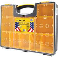 Deep Professional Organizer, 17-1/2" W x 4-1/2" D x 14" H, Black/Yellow - Stanley Tools STST14710