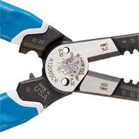Outil polyvalent Klein-Kurve pour d&eacute;nuder, couper et sertir les fils, 8-1/4" lo, 8 - 20 AWG - Klein Tools K12065CR