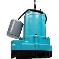 9EC Series Effluent Pump, 70 GPM, 115 V, 7.5 A, 4/10 HP - Little Giant Pump Company 509801