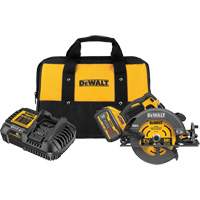 Ensemble de scie circulaire sans balai Flexvolt Max avec frein &eacute;lectrique, 7-1/4", 60 V - DEWALT DCS578X1