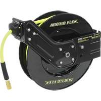 Retractable Hose Reel with Hybrid Polymer Hose, Air, 3/8" x 50', Single Hose, 300 psi - King Canada K-5038FRL