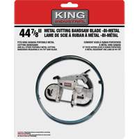 Band Saw Blade, Bi-Metal, 44-7/8" L x 1/2" W x 0.02" Thick, 10-14 TPI - King Canada KBB-8376-BM-1014