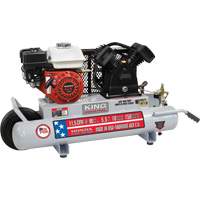 Compresseur d'air sur brouette, Essence, 10 gal. (12 gal. US), 150 PSI - King Canada KC-5510G3