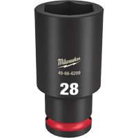 Shockwave Impact Duty Socket, Power, 28 mm, 1/2" Drive, 6 Points, Deep - Milwaukee 49-66-6289