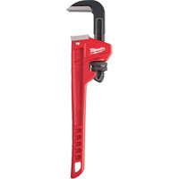 Cl&eacute; &agrave; tuyau, Cap des m&acirc;choires 2", Longueur 12", Fini Rev&ecirc;tement en poudre, Prise Ergonomique - Milwaukee 48-22-7112