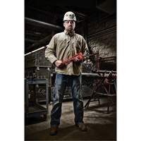 Pipe Wrench, 6" Jaw Capacity, 48" Long, Powder Coated Finish, Ergonomic Handle - Milwaukee 48-22-7148