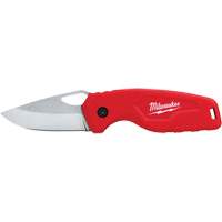 Compact Folding Knife, 2-1/2" Blade, Stainless Steel Blade, Metal Handle - Milwaukee 48-22-1521