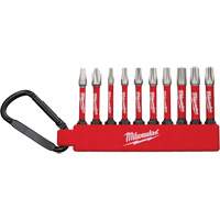 Shockwave Bit Set, 10 Pcs., Phillips/Square/Torx&reg; - Milwaukee 48-32-4093