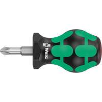 Tournevis de s&eacute;rie courte 350 Phillips, #2, 3-1/8" l, Prise Coussin&eacute;e - Wera Tools 05008851001