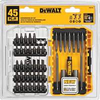 Screwdriving Set with ToughCase&reg;+ System, 45 Pcs. - DEWALT DW2166