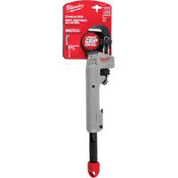 Cheater Adaptable Pipe Wrench, 2-1/2" Jaw Capacity, 18"/11"/24" Long - Milwaukee 48-22-7318