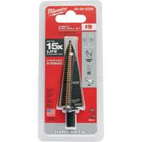 Foret &eacute;tag&eacute;, 7/8"/#9 - #9/1-1/8", Incr&eacute;ments de 1/32", Acier rapide au cobalt - Milwaukee 48-89-9289