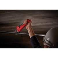 Cheater Adaptable Pipe Wrench, 2-1/2" Jaw Capacity, 18"/24"/10" Long, Powder Coated Finish, Ergonomic Handle - Milwaukee 48-22-7314