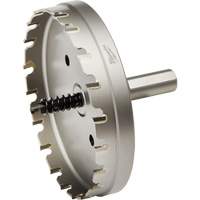 One-Piece Carbide Hole Cutters, 4", 3/16" Depth of Cut - Milwaukee 49-57-8647