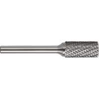 DRILLCO Magnum Double Cut Solid Carbide Burr, SA-3, 3/8" Dia., 1/4" Shank, 3/4" Depth of Cut - Walter Surface Technologies 7A124ADC