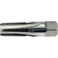 Taraud pour tuyau DRILLCO, 1/2"-14, 4 cannelures, 3-1/8" lo, Conique, Acier rapide - Walter Technologies Pour Surface 290A132