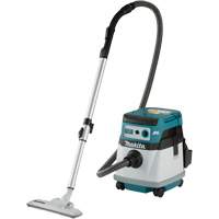 Wet/Dry Quiet Vacuum Cleaner (Tool Only), 18 V, 3.96 gal. Capacity - Makita DVC155LZX2