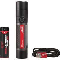 Lampe de poche compacte compatible USB, DEL, 800 lumens, Piles Rechargeable - Milwaukee 2160-21