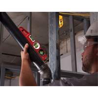 Niveau torpille moul&eacute; sous pression verrouillable avec fiole 360 degr&eacute;s, 10" lo, Aluminium, 3 fioles, Magn&eacute;tique - Milwaukee 48-22-5210
