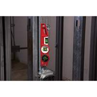 Niveau torpille moul&eacute; sous pression verrouillable avec fiole 360 degr&eacute;s, 10" lo, Aluminium, 3 fioles, Magn&eacute;tique - Milwaukee 48-22-5210