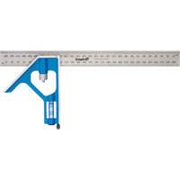 True Blue&reg; Combination Square, 12" L, Stainless Steel, Plain - Empire Level E250M