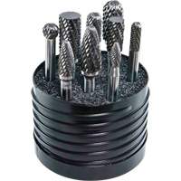 Jeu d'al&eacute;soirs au carbure plein &agrave; double coupe Magnum SET 1 DRILLCO, 8 morcea - Walter Technologies Pour Surface 70S001DC