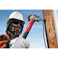 4-in-1 Lineman's Hammer, 32 oz., Fibreglass Handle, 15" L - Milwaukee 48-22-9040