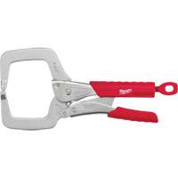 Torque Lock Locking Pliers with Regular Jaws & Grip, 11" Length, C-Clamp - Milwaukee 48-22-3631