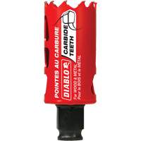 Scie cloche pour bois et m&eacute;tal, 1-3/8", Profondeur de la coupe 2-3/8", Carbure - Diablo DHS1375CT