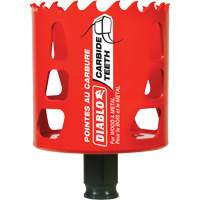 Scie cloche pour bois et m&eacute;tal, 2-1/2", Profondeur de la coupe 2-3/8", Carbure - Diablo DHS2500CT