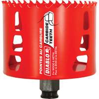 Scie cloche pour bois et m&eacute;tal, 3-1/2", Profondeur de la coupe 2-3/8", Carbure - Diablo DHS3500CT