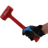 One-Piece Dead Blow Hammer, 10.5 lbs., Smooth Grip, 30" L - Gray Tools PHD11