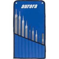 Jeu de limes, 9 pi&egrave;ces - Outils Aurora 