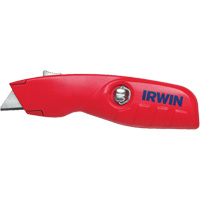 Couteau &agrave; lame r&eacute;tractable, Bim&eacute;tal, Prise en Aluminium - Irwin 2088600