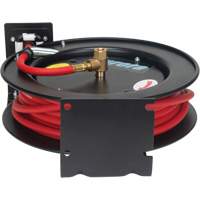Hose Reel, Air/Water, 1/4" x 35', Single Hose, 300 psi - Aurora Tools 