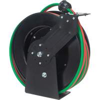 Welding Hose Reel, Welding Gases, 1/4" x 50', Single Hose, 300 psi - Aurora Tools 