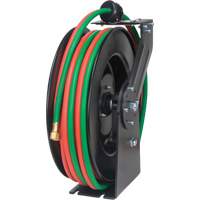 Welding Hose Reel, Welding Gases, 1/4" x 50', Single Hose, 300 psi - Aurora Tools 