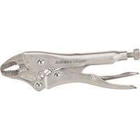Locking Pliers with Wire Cutter, 5" Length, Curved Jaw - Aurora Tools 
