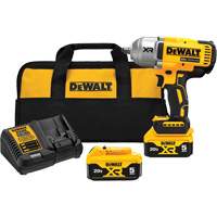 Cl&eacute; &agrave; chocs &agrave; couple &eacute;lev&eacute; et mandrin &agrave; anneau ouvert XR, 20 V, Mandrin 1/2" - DEWALT DCF900P2