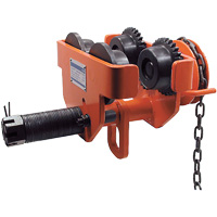 Chariot &agrave; engrenage pour usage intensif s&eacute;rie SGT, 20 000 lb (10 tonnes) Capacit&eacute;, 4-15/16" - 8-1/32" - JET 120367