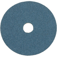 Disque de ponçage en fibre de r&eacute;sine, 7" dia., Grain Z24, Alumine de zirconium - JET 502527