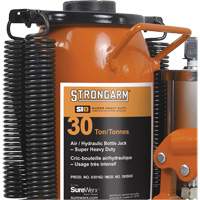 Crics &agrave; bouteille &agrave; air comprim&eacute;, 30 tonne(s), Air comprim&eacute;/hydraulique - Strongarm 030162