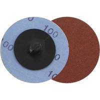 Support en tissu pour disques de ponçage pour rectifieuses — pour l'acier, 2" dia., Grain 100, Oxyde d'aluminium - JET 502127