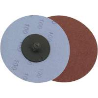 Support en tissu pour disques de ponçage pour rectifieuses — pour l'acier, 3" dia., Grain 36, Oxyde d'aluminium - JET 502142